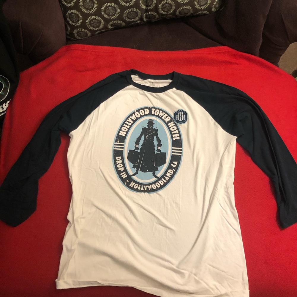 Disneyland tower of terror baseball shirt